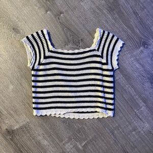 Cotton Emporium Striped knit Top